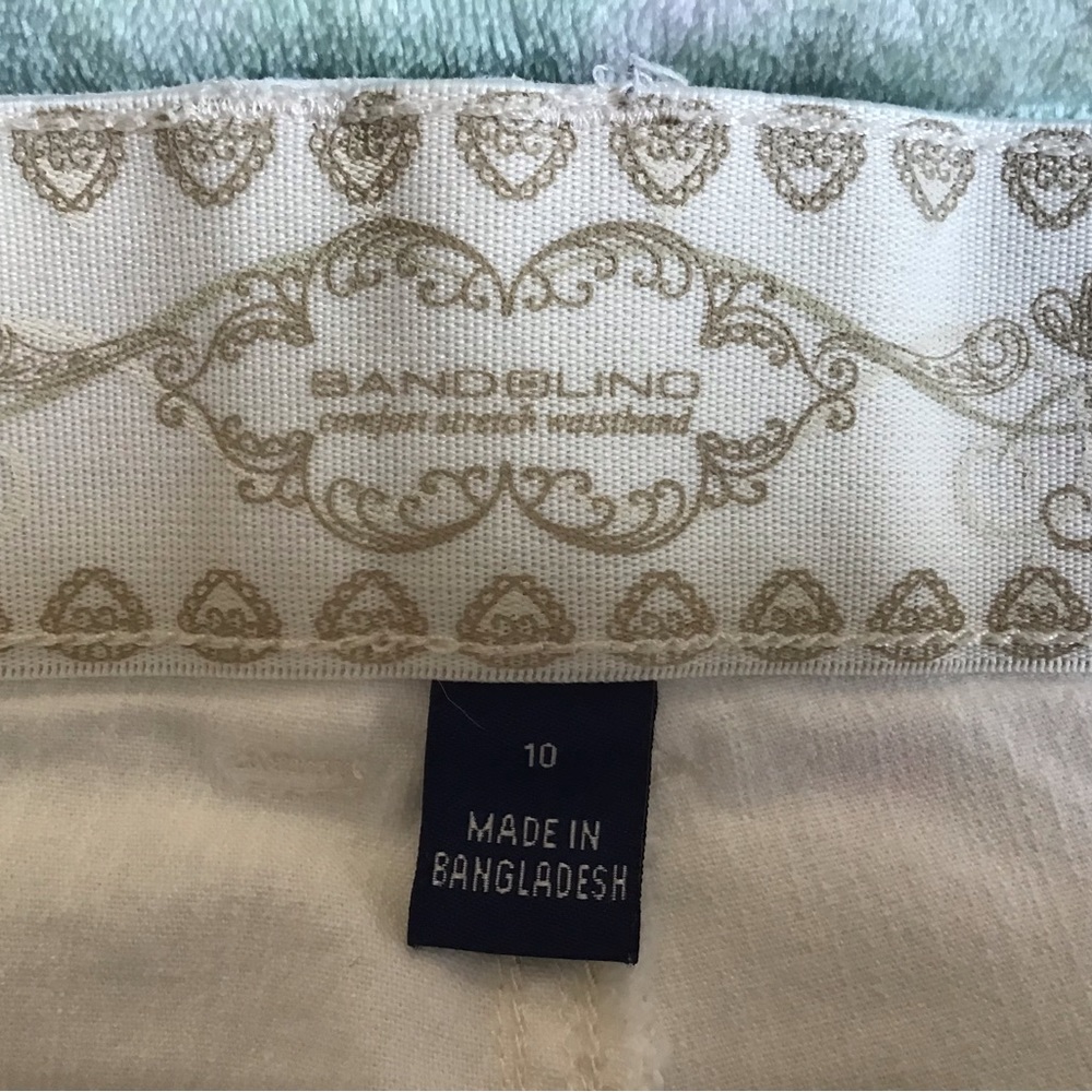 Bandolino Missy lightweight crop pants sz 10